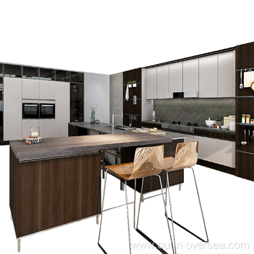 Modern fashion light luxury kitchen cabinet